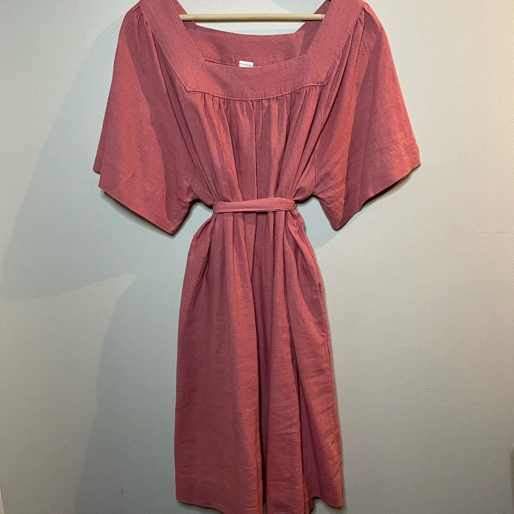 Gap - Pink Dress - Large - Midi - Summer - Spring Casual Dress